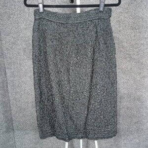 1940's Black Ribbon Weave Skirt